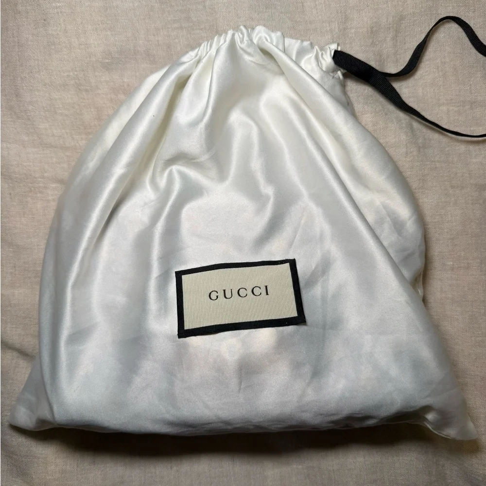 Gucci Padlock GG Supreme Bee Shoulder Bag Gold Chain Small Crossbody Rare - Picture 16 of 16